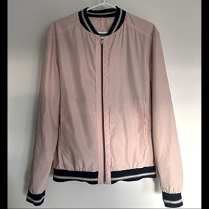 ZARA - LARGE - PINK, BOMBER JACKET